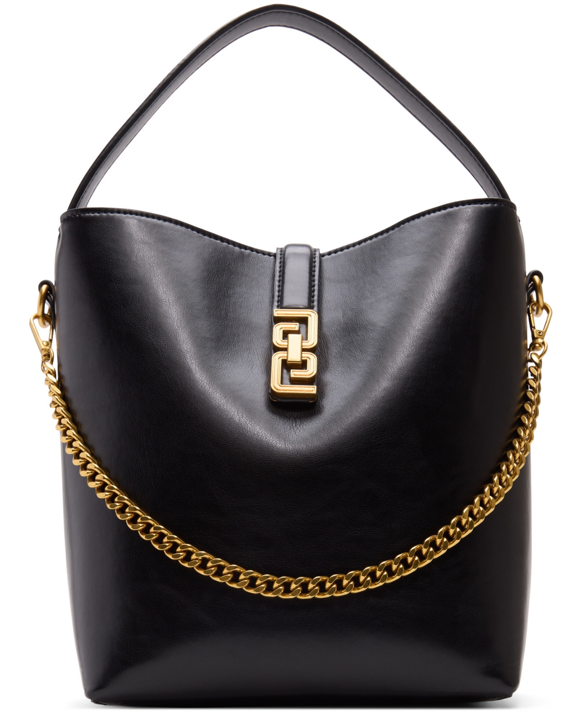 Aldo Daisybucketx Medium Bucket Bag - Mix Mat Black Overflow | Macy's