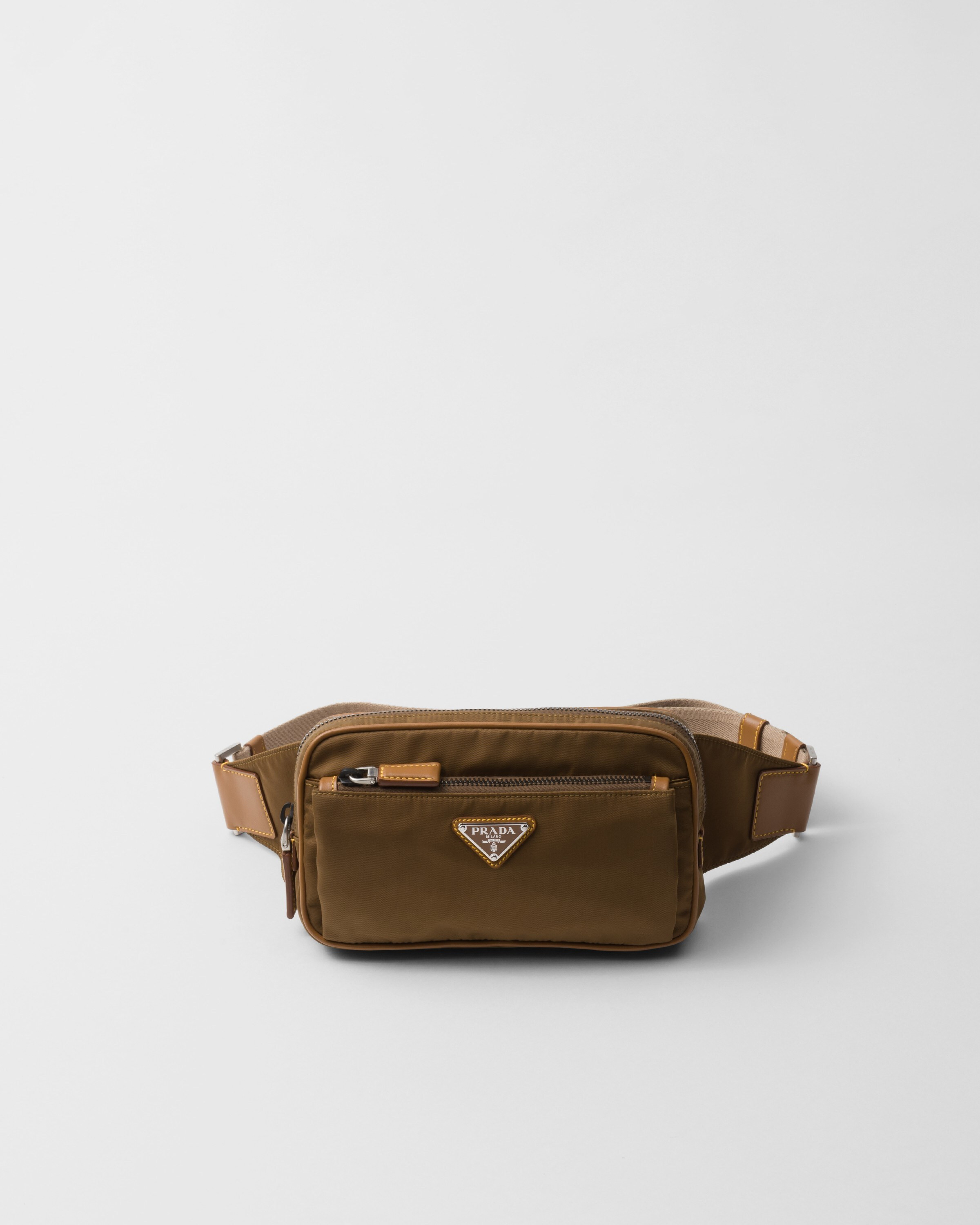 Re-Nylon and leather belt bag | Prada US