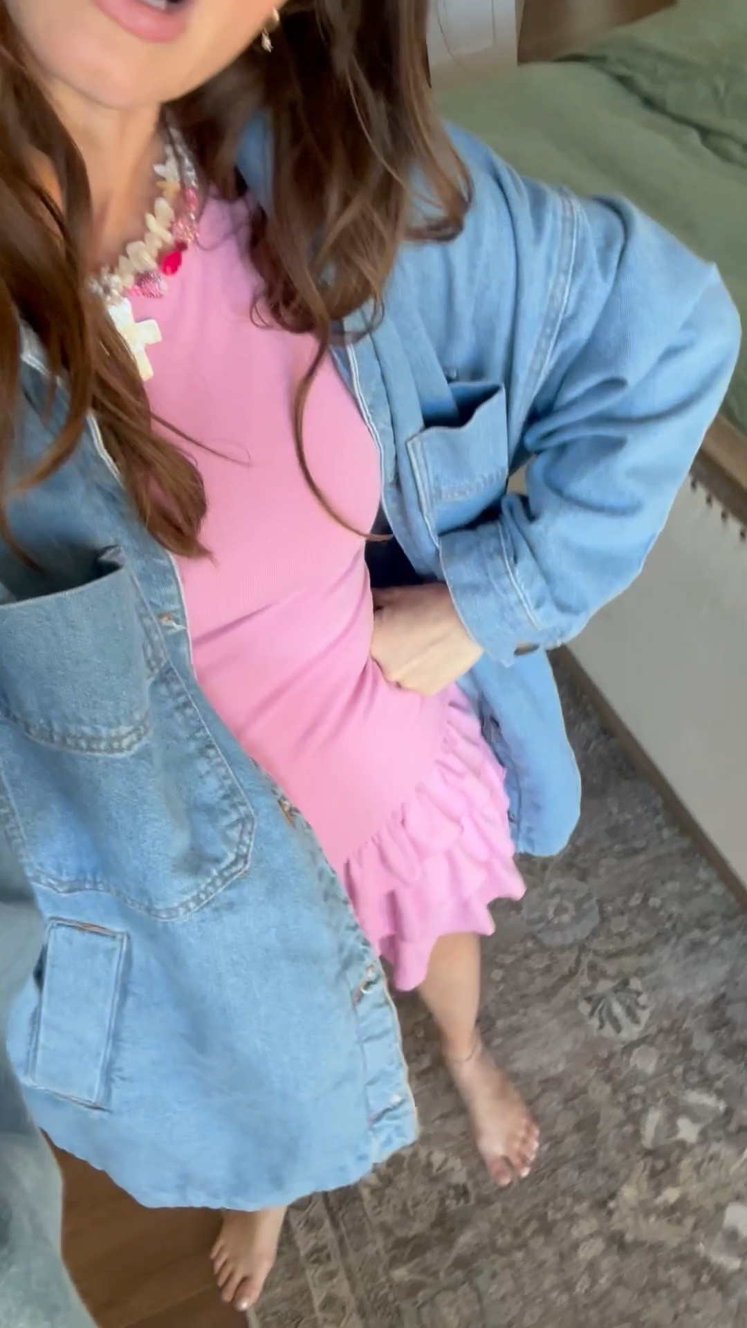 Fun spring dress 
Wearing XS in free people dress 
Runs tts

#LTKSpringSale #LTKWatchNow #LTKSeasonal