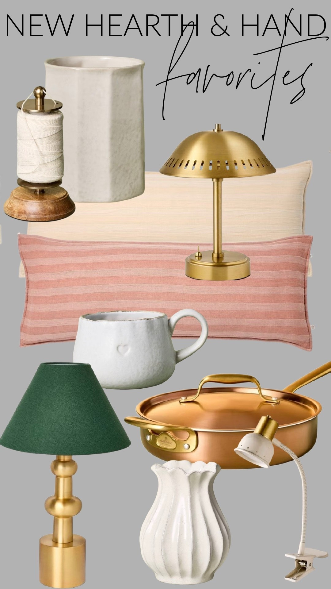 New Hearth & Hand favorites I couldn’t pass up 🤍
These are the kind of pieces that instantly elevate a space — warm brass, soft ceramics, timeless neutrals. Easy to style, affordable, and already selling fast. If you love that cozy, collected look, these are worth grabbing now before they’re gone.

Linked everything here 👉 tap to shop my favorites from Target.

#LTKHome #LTKFindsUnder50 #LTKFindsUnder100