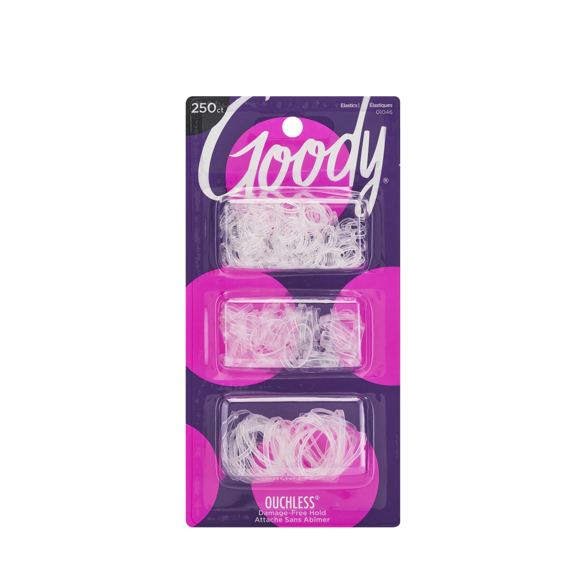 Goody® Clear Polybands, 250 CT - Walmart.com | Walmart (US)