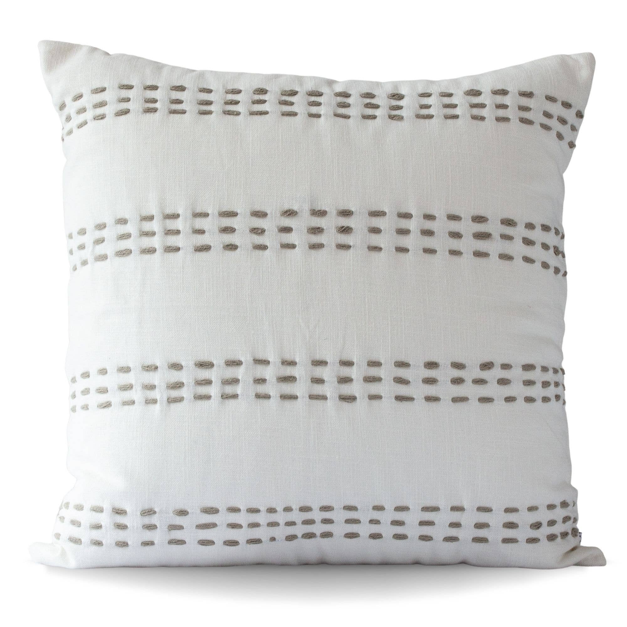 Emani Hand-Stitched Pillow Cover - HOME | HOME by Hall & Perry