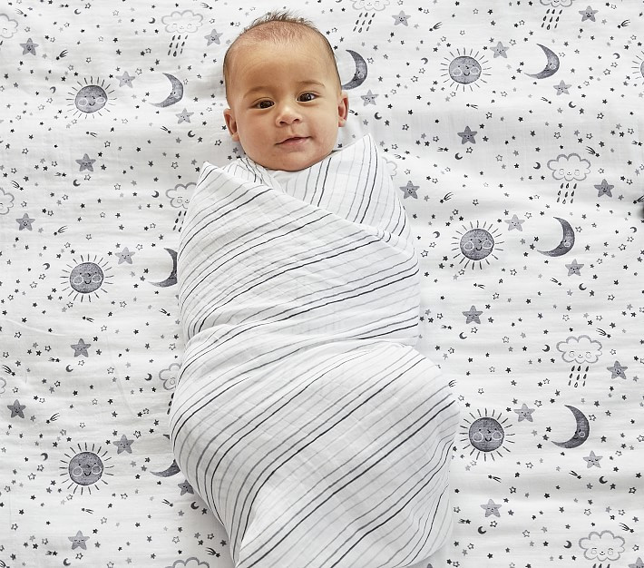Skye Organic Swaddle Set | Pottery Barn Kids