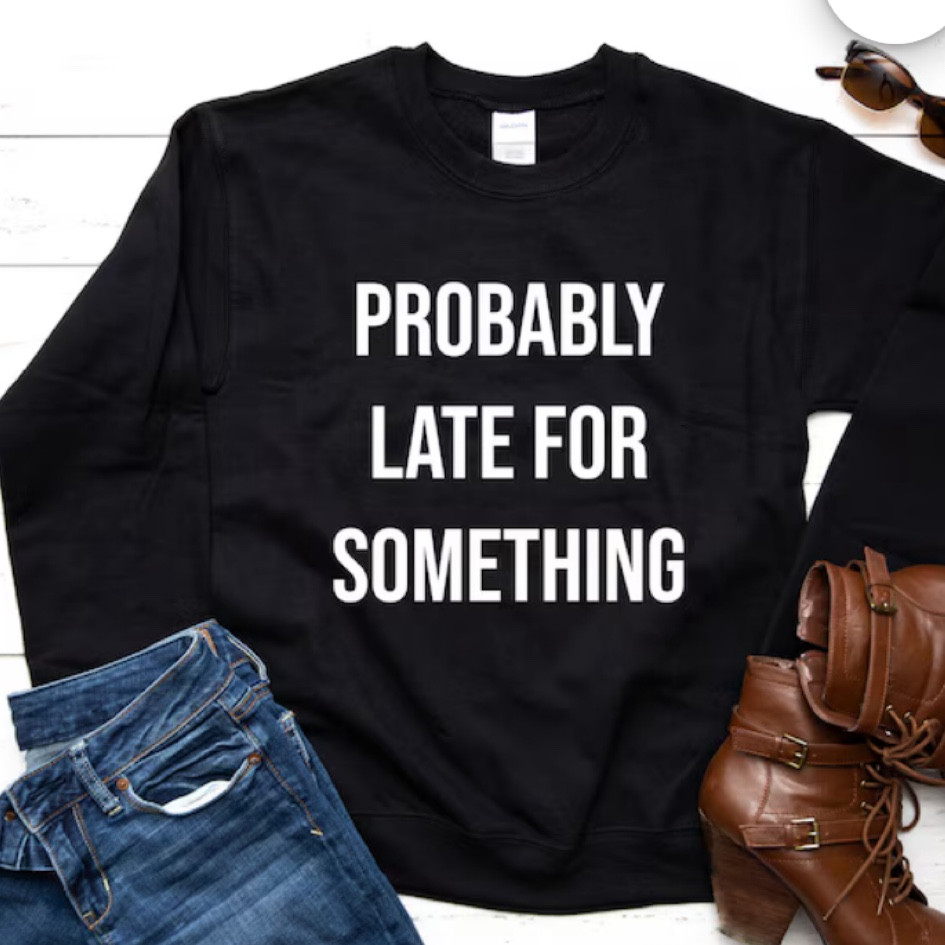 Another one for me! Probably late for something! #sweaterweather #stylist #sweater #graphic

#LTKwinter #LTKstyletip #LTKcanada