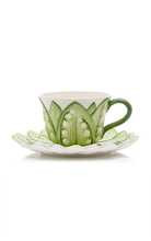 Set-Of-Six Lily Of The Valley Ceramic Breakfast Cup and Saucer | Moda Operandi (Global)
