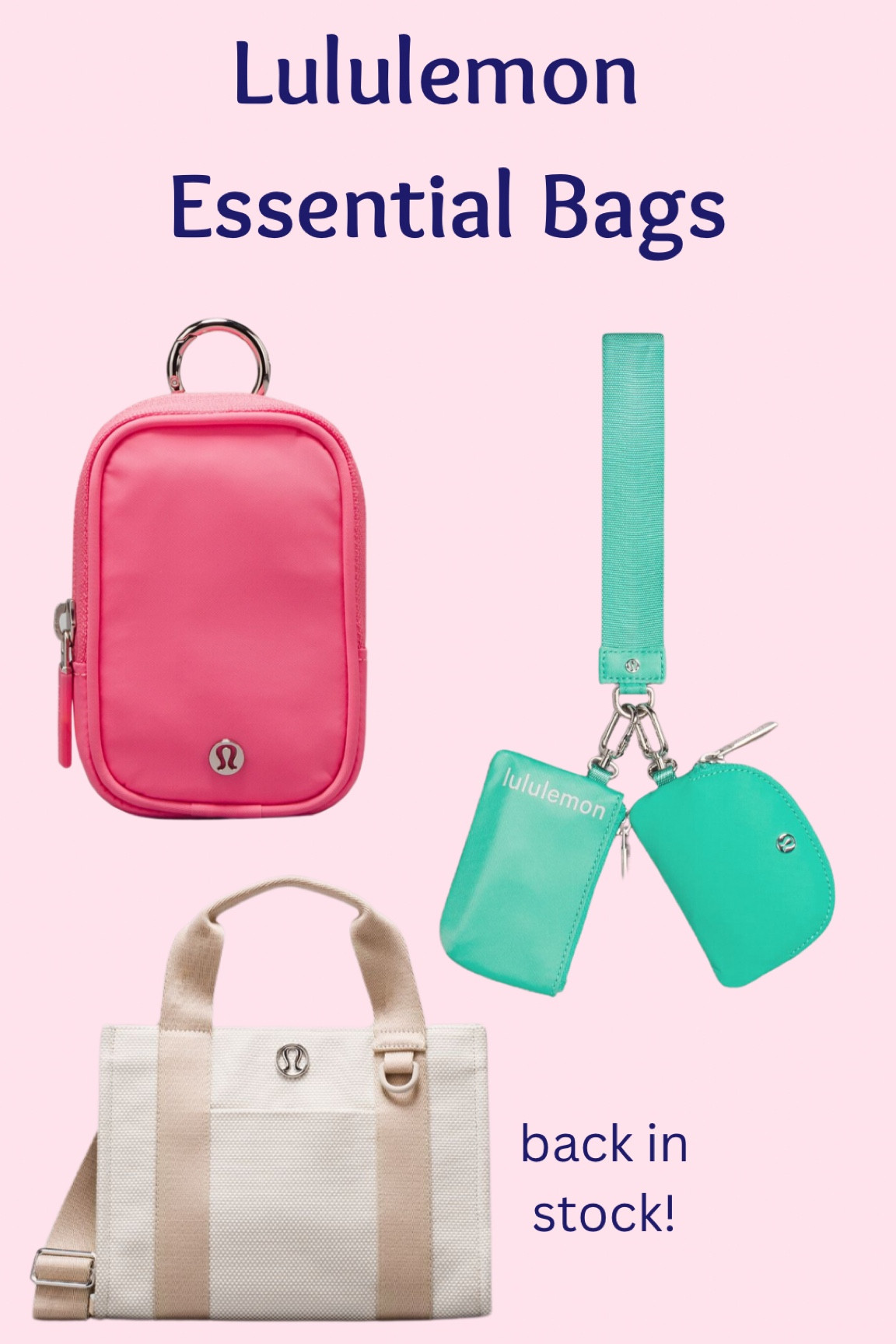 Lululemon has some great essentials! Tote bag to small accessories for your purses and bags  

#LTKstyletip #LTKSeasonal #LTKitbag