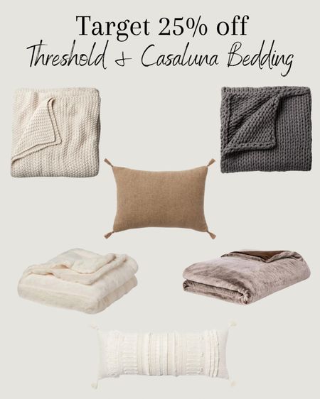 Target 25% off Threshold and Casaluna bedding! 

#LTKhome #LTKsalealert #LTKSeasonal