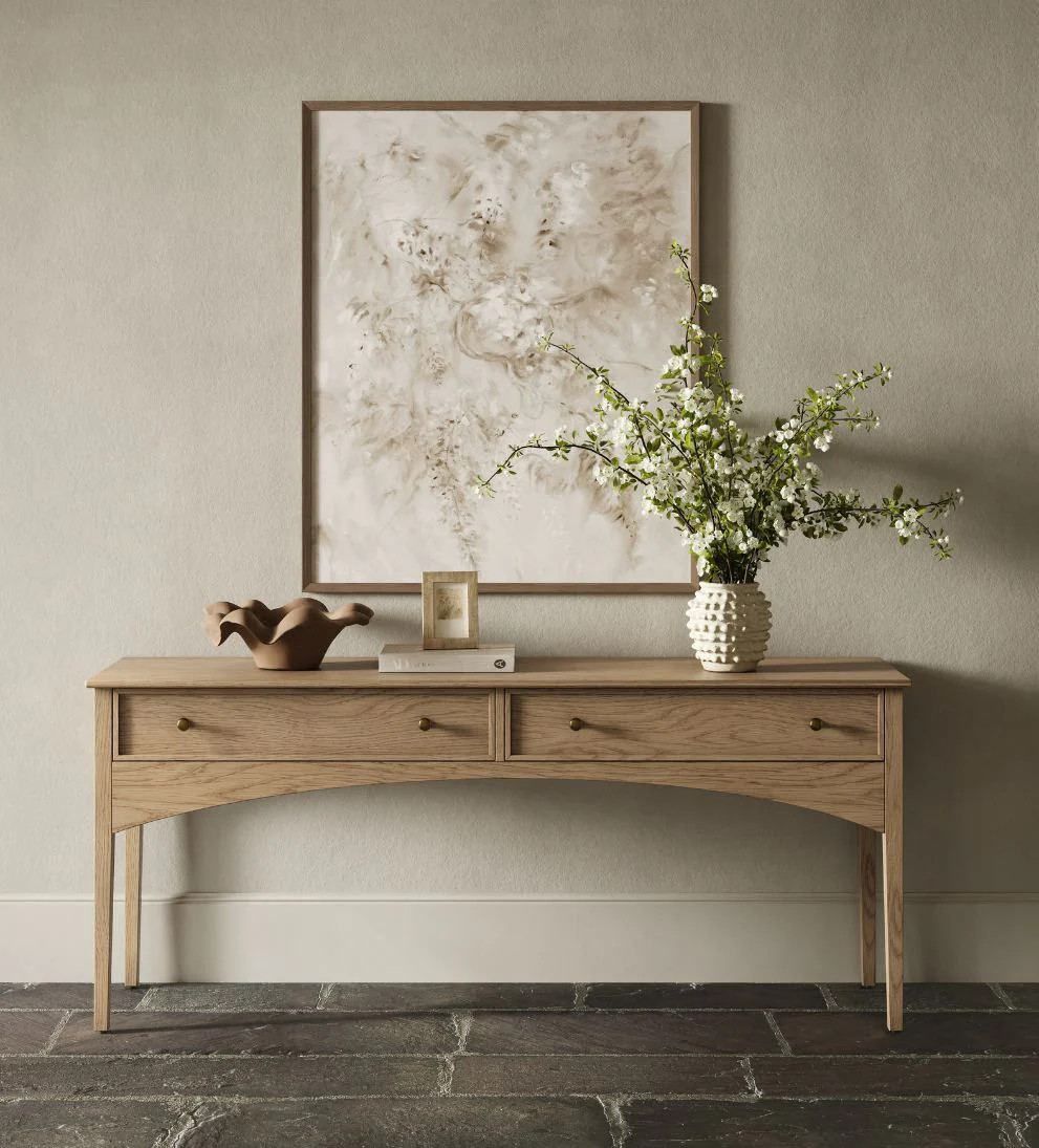 Cleo Console White Oak | Le Maé