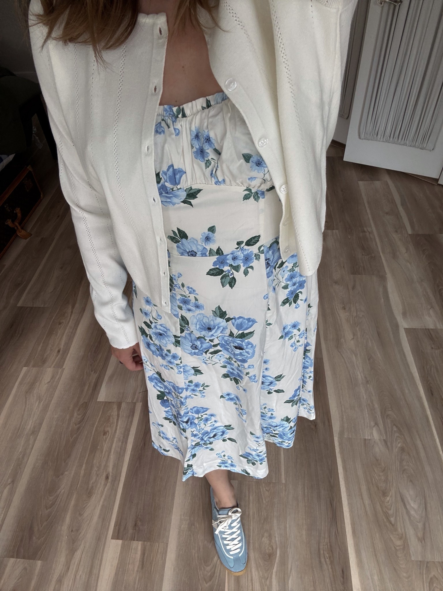 Easy cute fit 
Wearing a small dress 
True to size 

#LTKdayinmylife #LTKootd