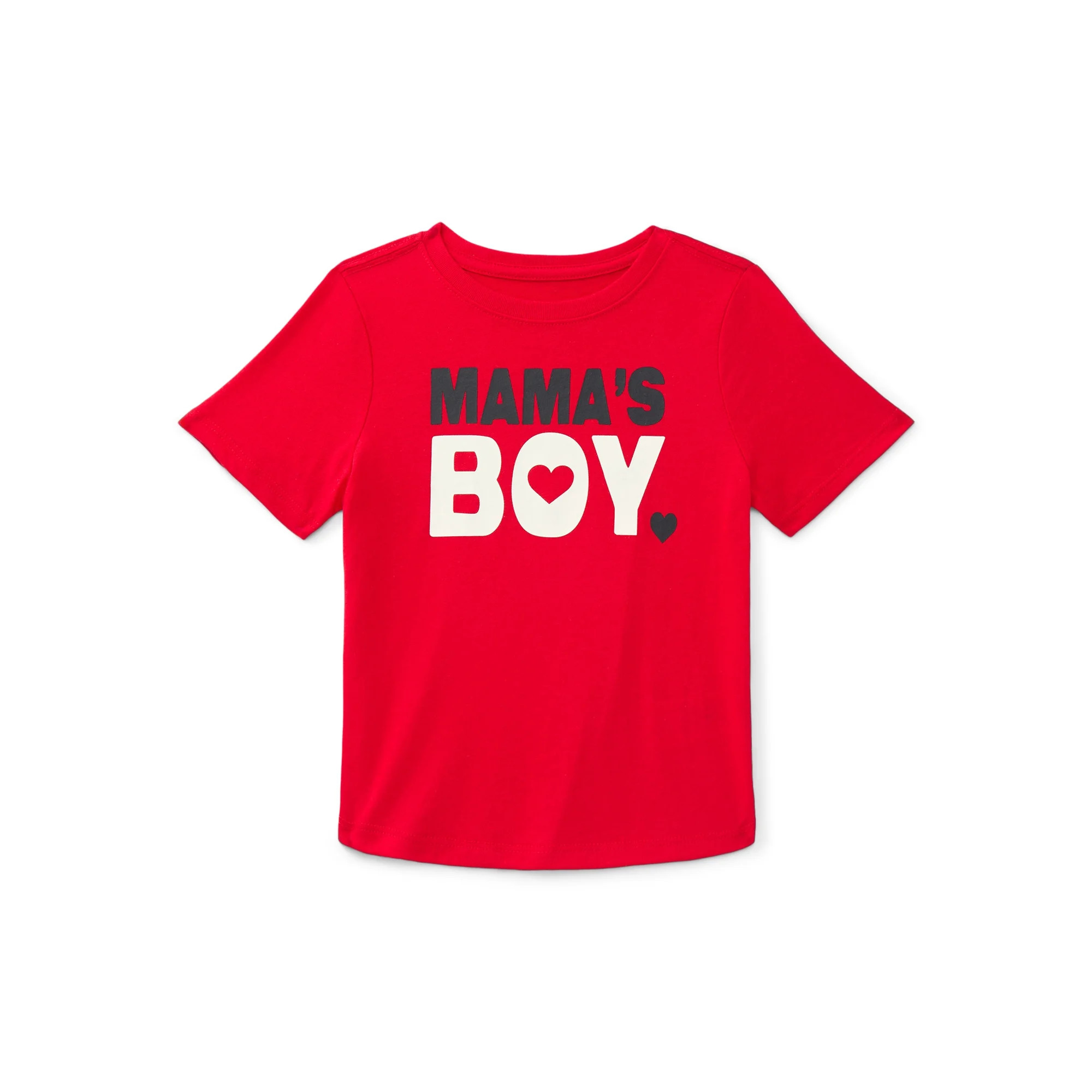Way To Celebrate Toddler Boy Valentine's Day Short Sleeve T-Shirt, Sizes 12M-5T | Walmart (US)