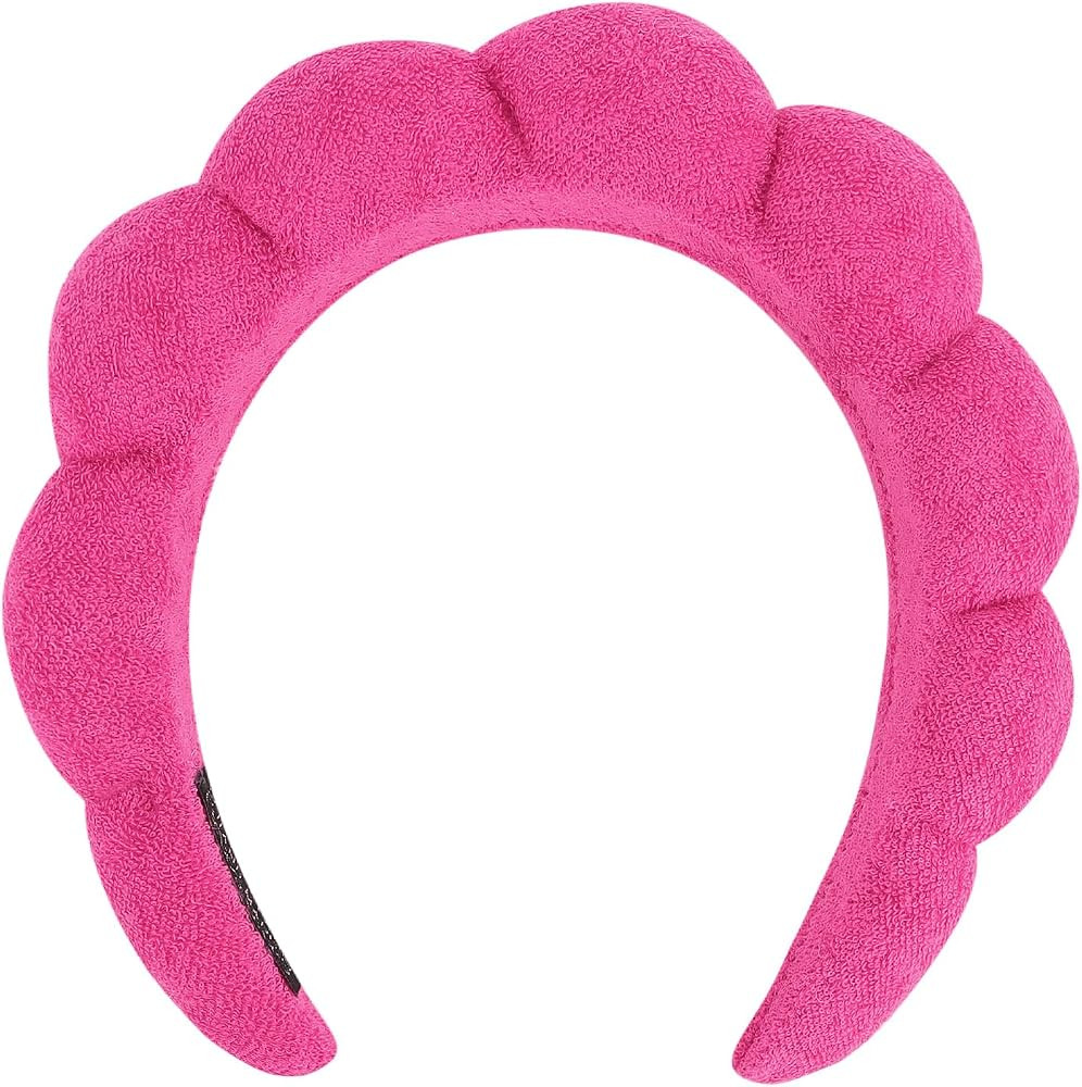 Araluky Spa Headband for Washing Face, Hair Removal and Shower - Terry Cloth Headbands with Puffy... | Amazon (US)