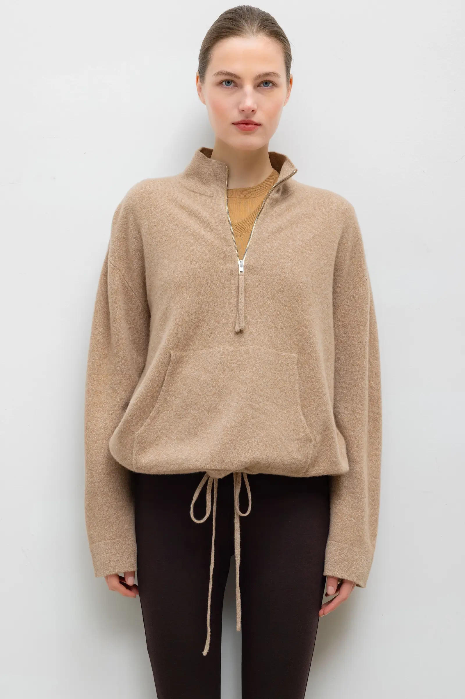 LESET Jesse Anorak in Dune in Lambswool | LESET