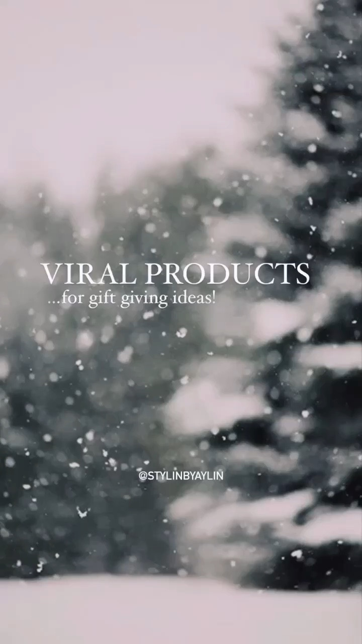 Viral products, perfect for gift giving. #StylinbyAylin 

#LTKSeasonal #LTKGiftGuide #LTKfindsunder100