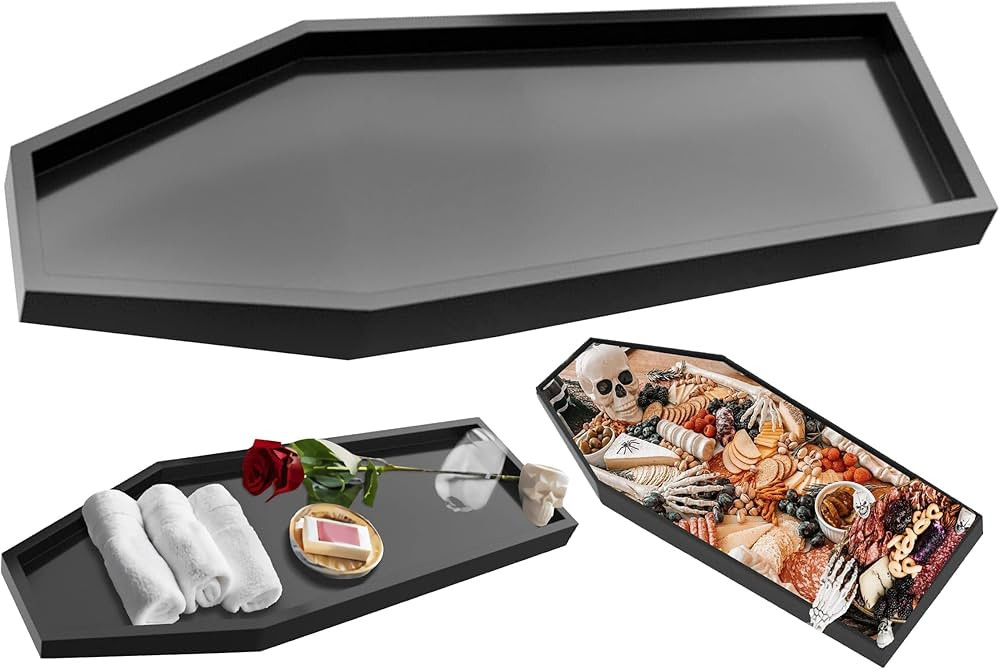 Coffin Charcuterie Board Large - Halloween Party Decorations Indoor Kitchen Food Candy Dishes Che... | Amazon (US)