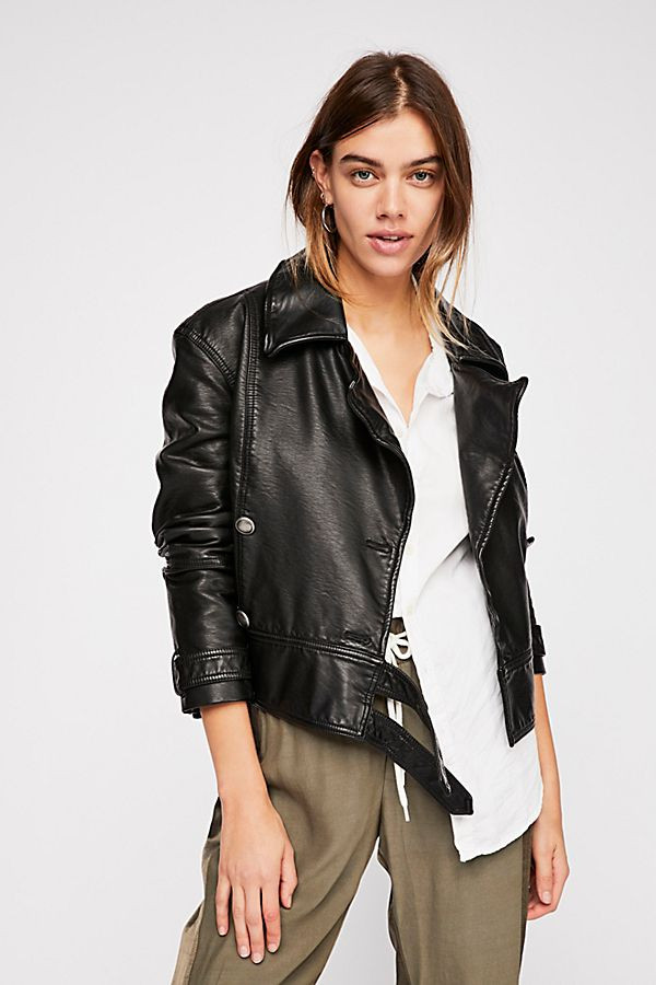 Hopewell Vegan Leather Jacket | Free People (Global - UK&FR Excluded)