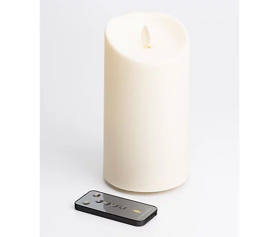 Luminara 7" Tall Outdoor Flameless Candle withmote Control - QVC.com | QVC