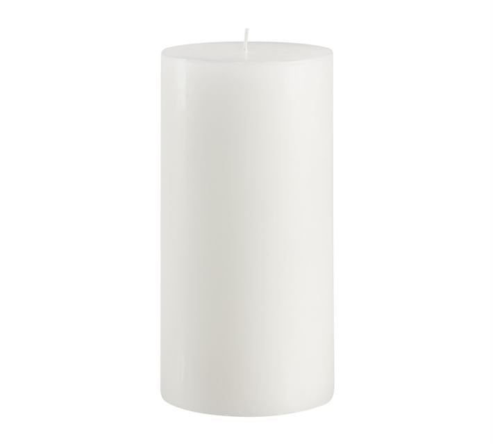 Unscented Wax Pillar Candle, White - 3 x 6 | Pottery Barn (US)