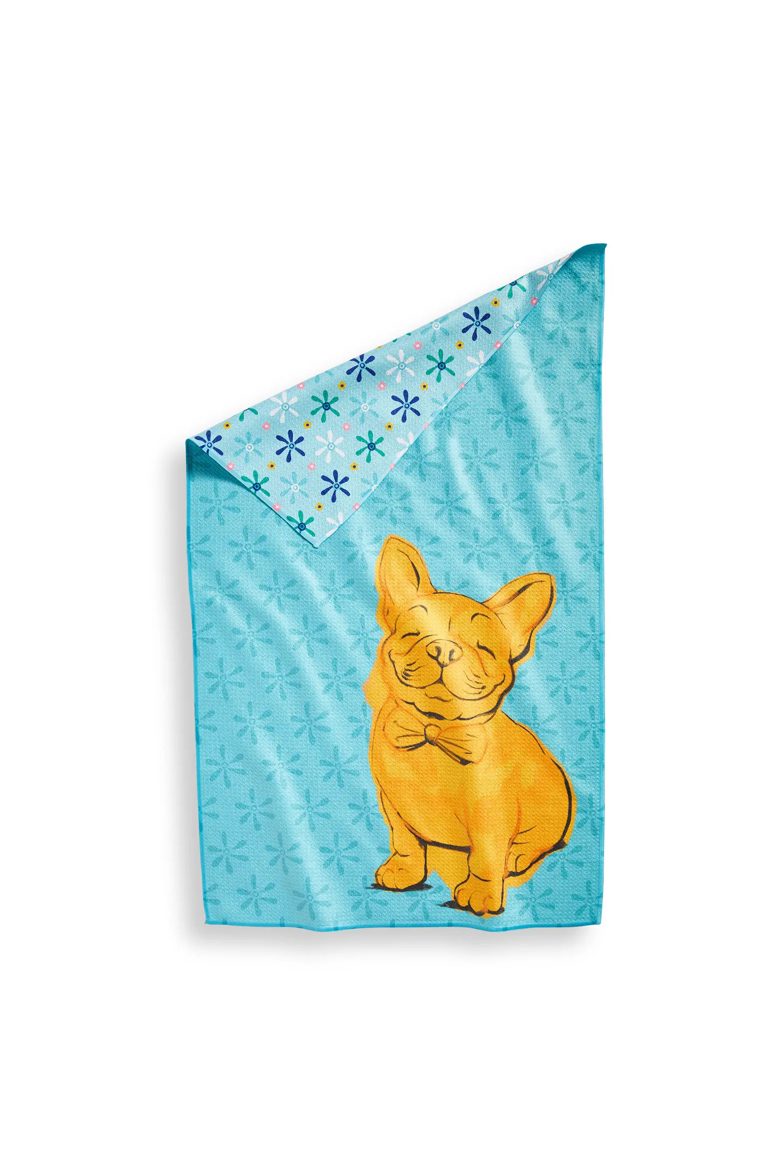 Super Absorbent Kitchen Towel Eclectic Frenchie Blue Multi Dishtowel 18 x 30 in | Nordstrom | Nordstrom