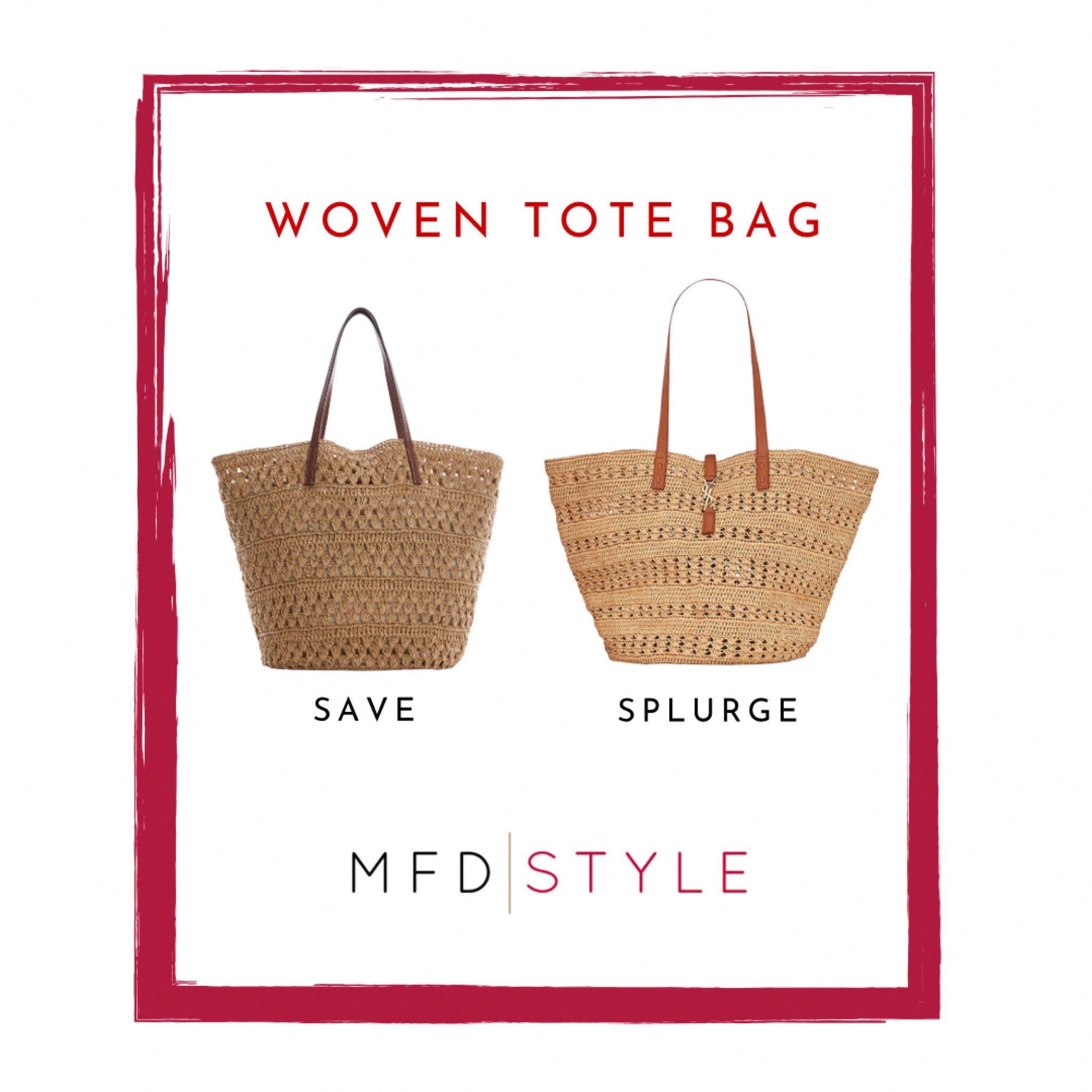 Another great save vs. splurge find!