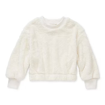 Thereabouts Toddler Girls Round Neck Long Sleeve Pullover Sweater | JCPenney