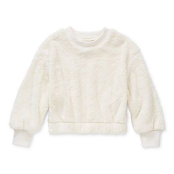 Thereabouts Toddler Girls Round Neck Long Sleeve Pullover Sweater | JCPenney