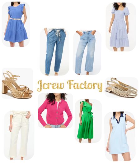 Jcrew Factory looks for spring and summer! Great denim, linen and dresses! Plus can we take about these shoes?!?

#LTKfindsunder100 #LTKSeasonal #LTKfindsunder50