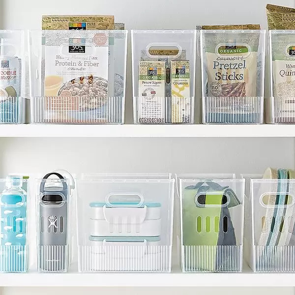 Medium Multi-Purpose Bin Translucent Pkg/12 | The Container Store