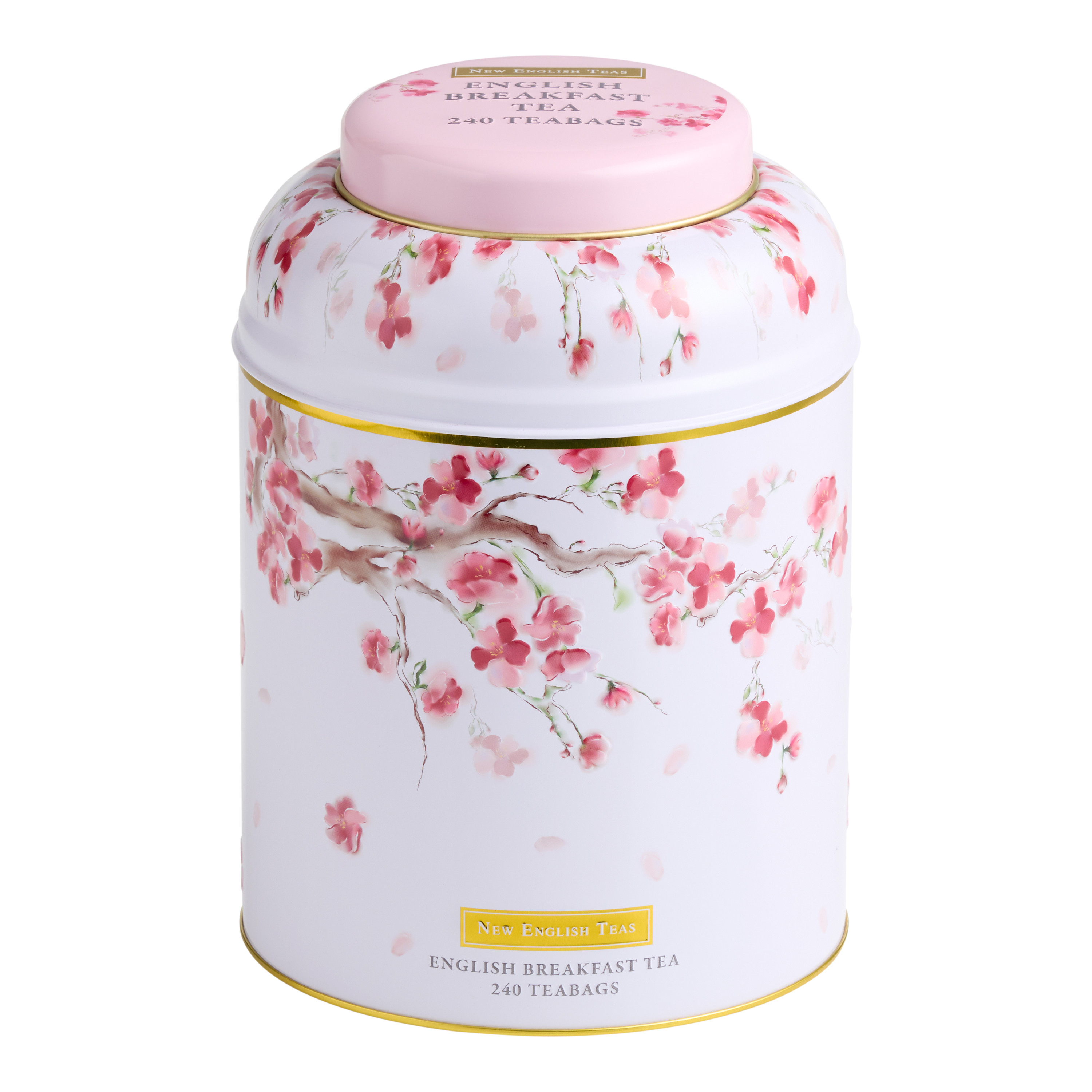 New English Teas Blossom English Breakfast Tea Tin 240 Count | World Market