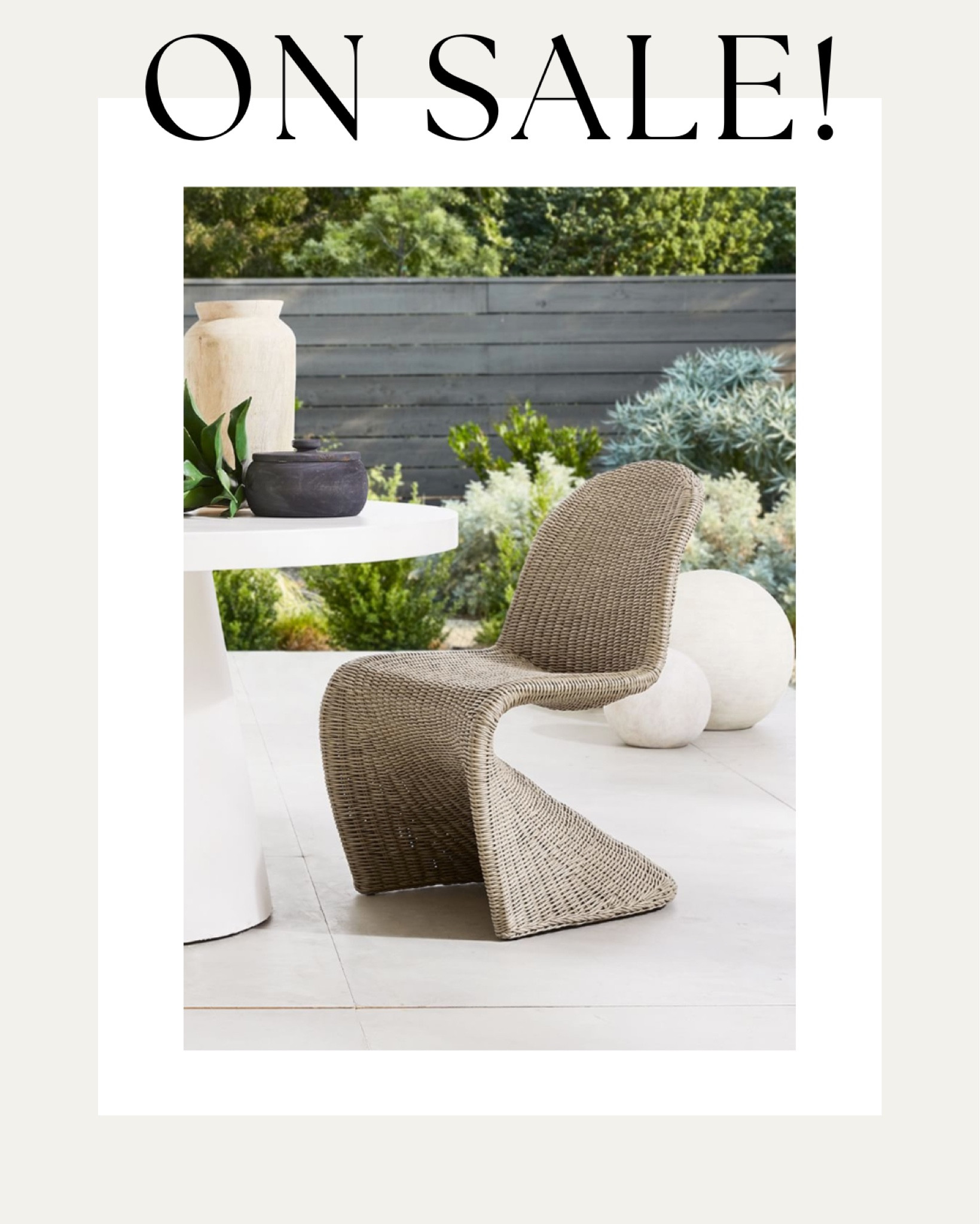 Our patio dining chairs on sale! We have the color “vintage white”. They are SO comfortable! #patio #homedecor #furniture 

#LTKsalealert #LTKhome