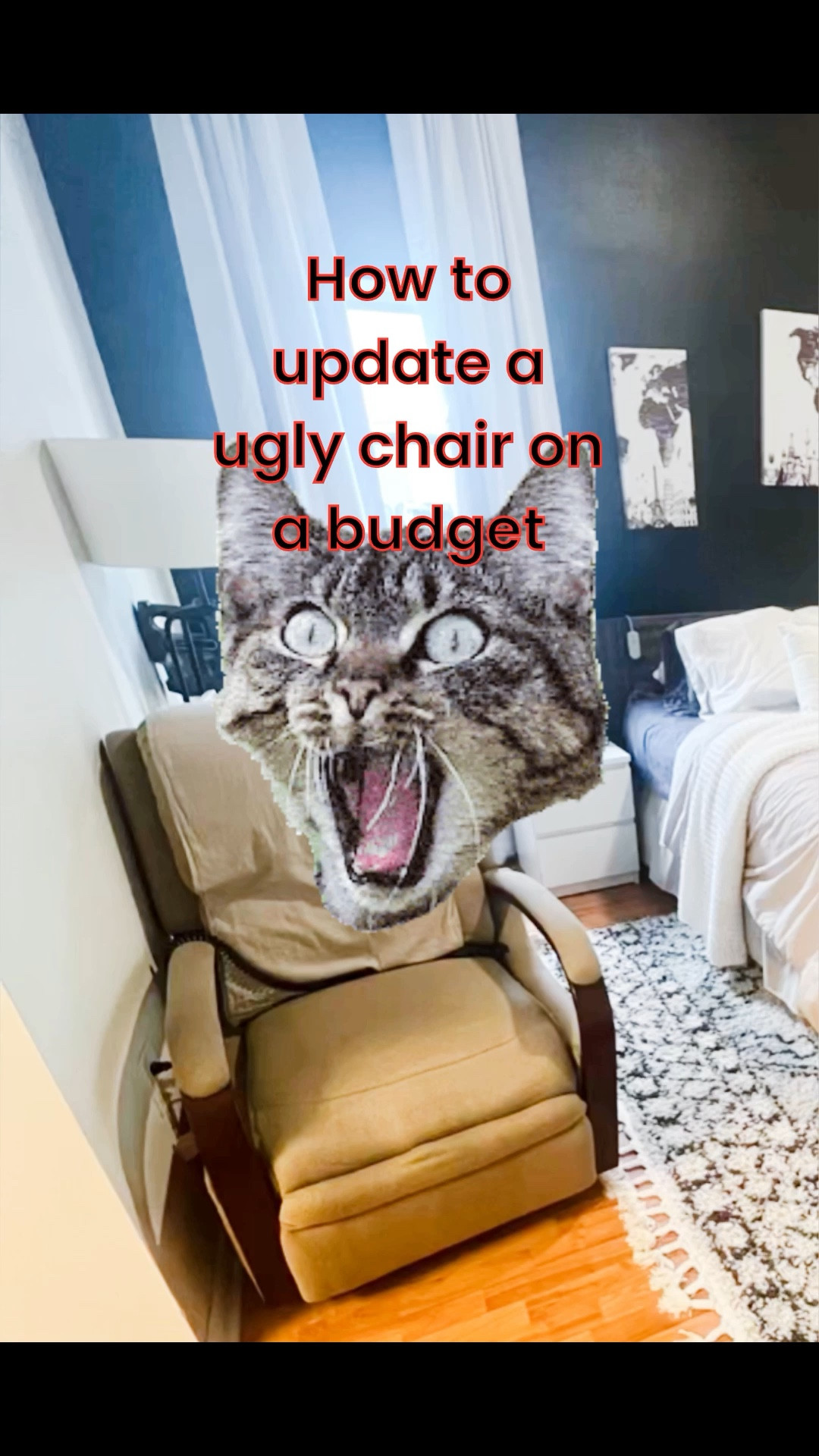 Updating a old ugly lounge chair is so easy till you can buy what you want! 
Family room
Sofa
Cover
Cover it up
Bedroom decor
Home decor tips


#LTKHome