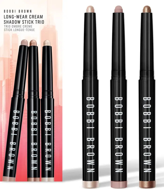 Bobbi Brown Long-Wear Cream Eyeshadow Stick Trio $102 Value | Nordstrom | Nordstrom