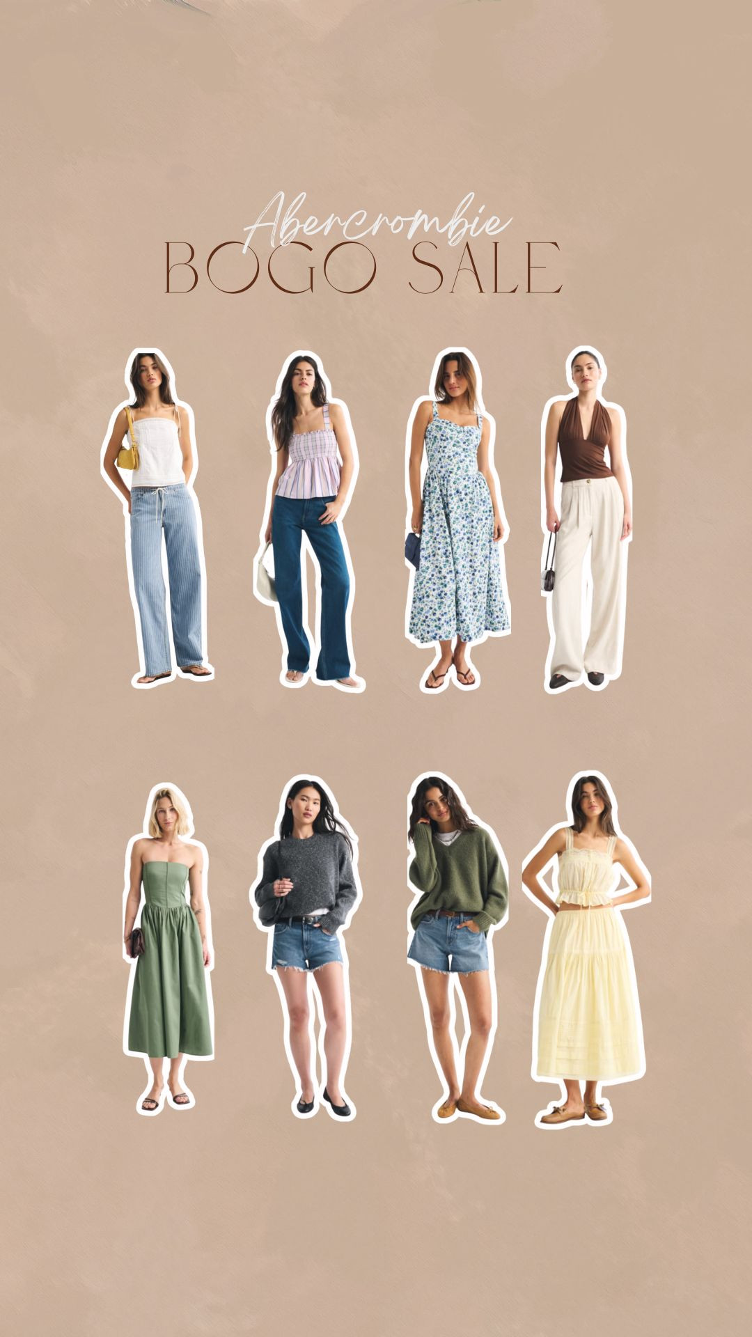 Abercrombie BOGO sale !! Buy one 
get one half off on all things Abercrombie !! 

 #LTKgrwm #LTKSeasonal #LTKSaleAlert