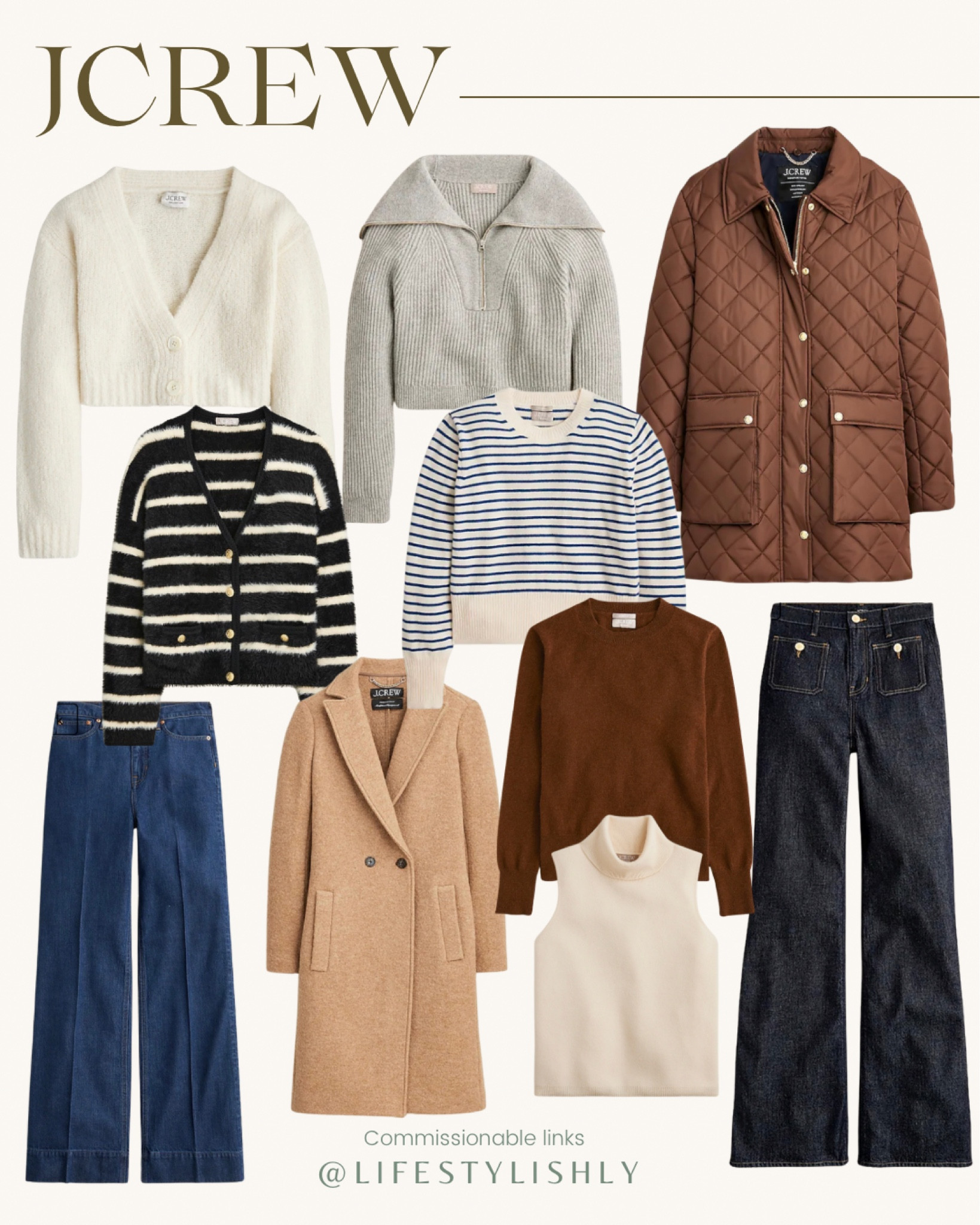 Jcrew fashion! Love all these pieces from Jcrew for the winter! Sweaters, jeans, coats, jackets, and more! 
#Jcrew #Jcrewfashion #Womensfashion

#LTKstyletip #LTKsalealert #LTKSeasonal