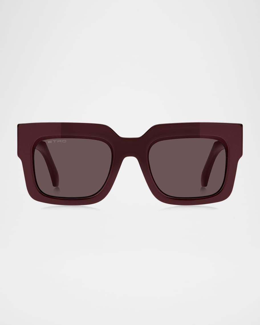 Plastic Rectangle Sunglasses | Neiman Marcus