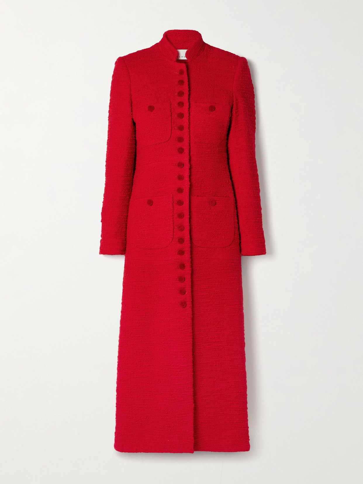 LIBEROWE - Imperial Wool-blend Bouclé Coat - Red | NET-A-PORTER (UK & EU)