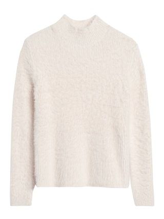 Cropped Fuzzy Sweater | Banana Republic (US)