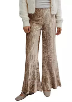Star Sign Velvet Pants | Belk