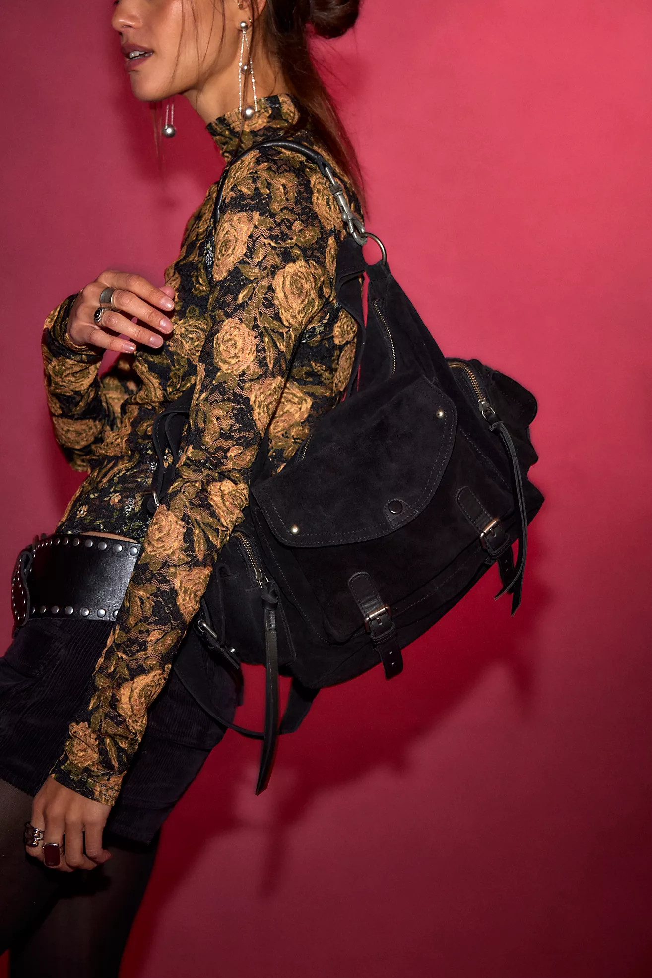 Palermo Suede Shoulder Bag | Free People (Global - UK&FR Excluded)