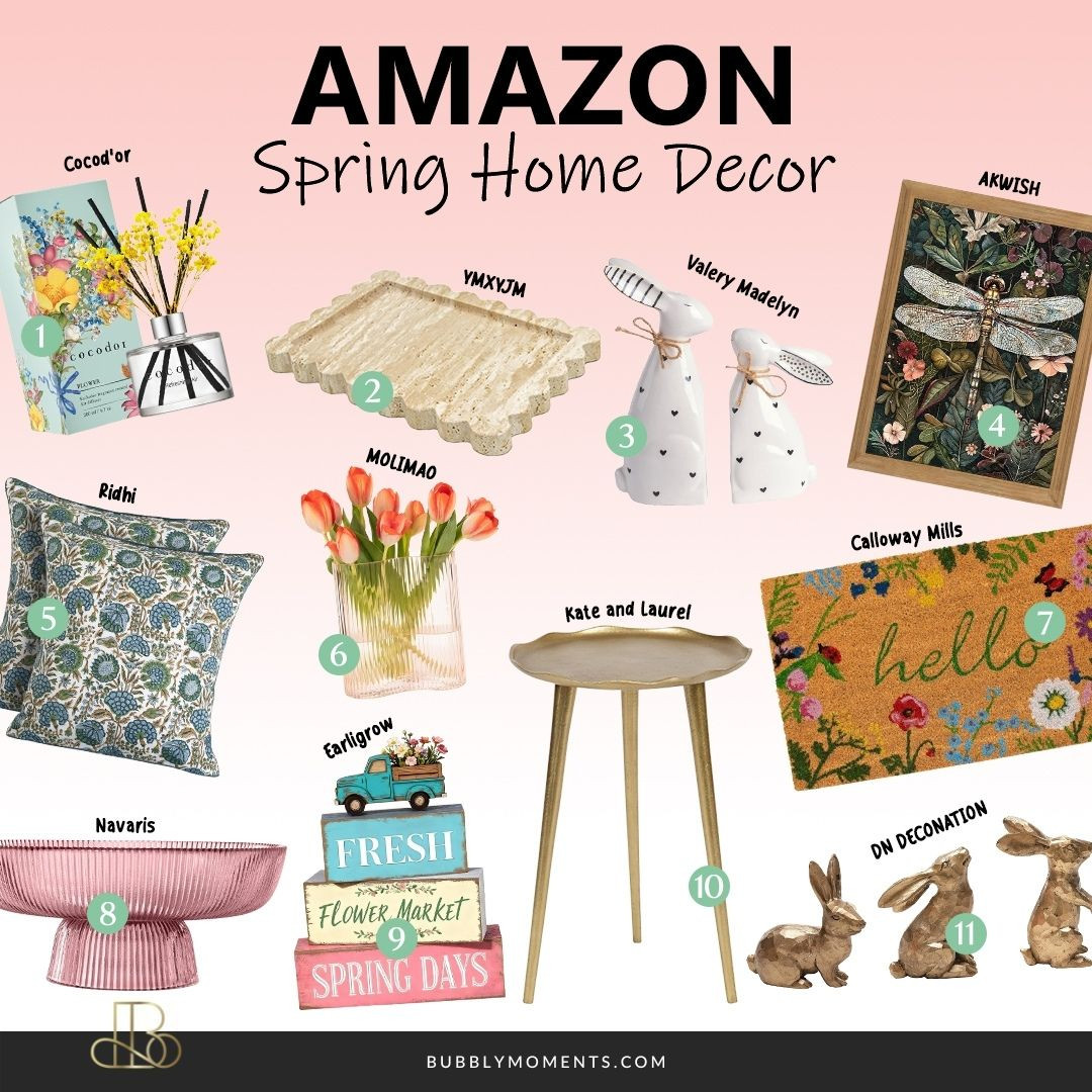 Welcome the new season with simple and beautiful Spring Home Decor that makes your space feel fresh and bright 🌸 These Amazon finds are perfect for adding soft colors, floral touches, and cozy details to your living room, bedroom, or entryway. From cute throw pillows and vases to greenery and table accents, small updates can make a big difference in your home.
Spring is the perfect time to refresh your space and create a light, airy vibe. Whether you love modern, farmhouse, or minimal style, these decor pieces are easy to mix and match with what you already have. Add a few fresh touches, open the windows, and let your home feel warm and inviting for the new season.
Tap to explore these Spring favorites and save this post for your next home refresh 🌿
#LTKHome #LTKSeasonal #SpringDecor #HomeDecor #AmazonFinds #HomeInspo #InteriorInspo #CozyHome #FarmhouseStyle #ModernHome #LivingRoomDecor #BedroomDecor #SeasonalDecor #HomeRefresh #DecorInspo #HouseGoals 

 