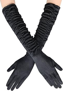 Satin Gloves For Ladies Wedding Opera Evening Party | Amazon (UK)