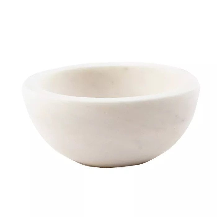 4oz Marble Dip Bowl White - Thirstystone | Target