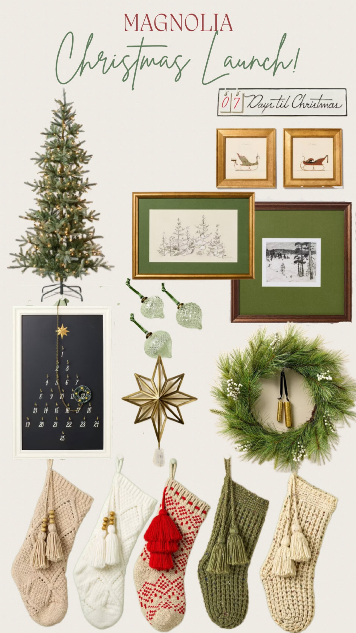 Magnolia at Target launched the CUTEST Christmas decor line! 

Faux Christmas tree / wreath / tree topper / ornaments/ wall art / stockings / living room / cozy

#LTKHome #LTKSeasonal #LTKSaleAlert