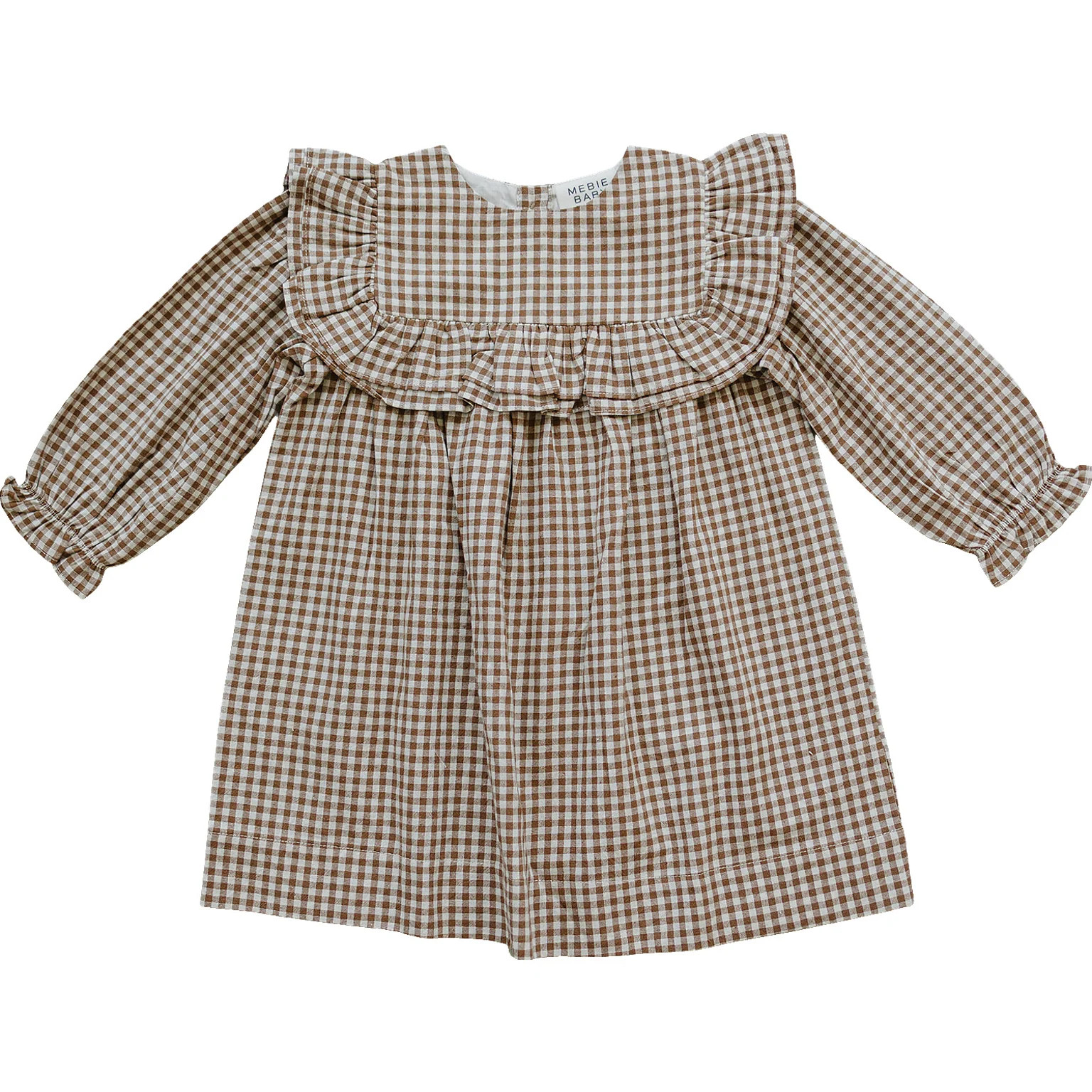 Gingham Ruffle Dress | Mebie Baby