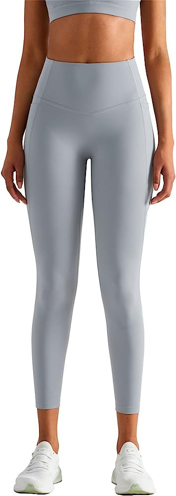altiland No Front Seam Workout Leggings for Women with Pockets, Tummy Control Yoga Pants, Athleti... | Amazon (US)