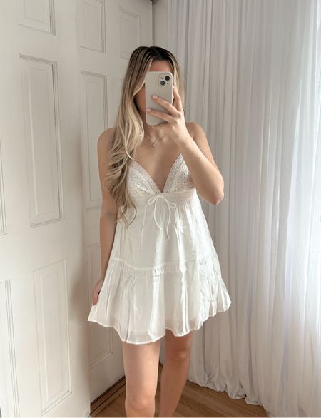 Another white mini dress for spring/summer 🤍🫶🏻

#LTKtravel #LTKfindsunder50 #LTKstyletip