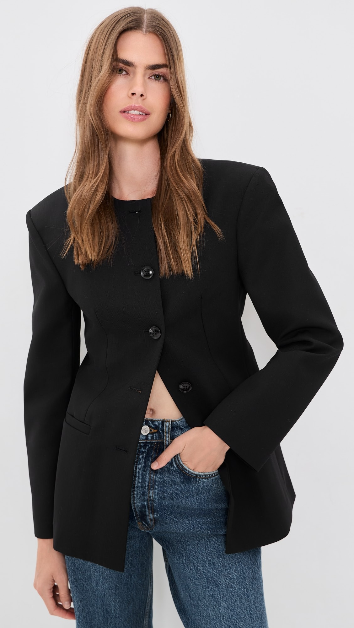 ANINE BING Huda Blazer | Shopbop | Shopbop