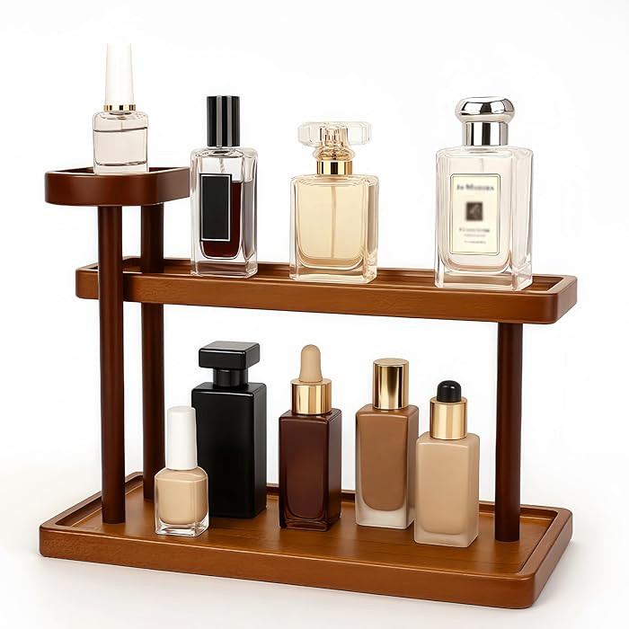 Bathroom Countertop Organizer,Vanity Organizer and Storage for Cosmetic Skincare Perfume, Ideal S... | Amazon (US)