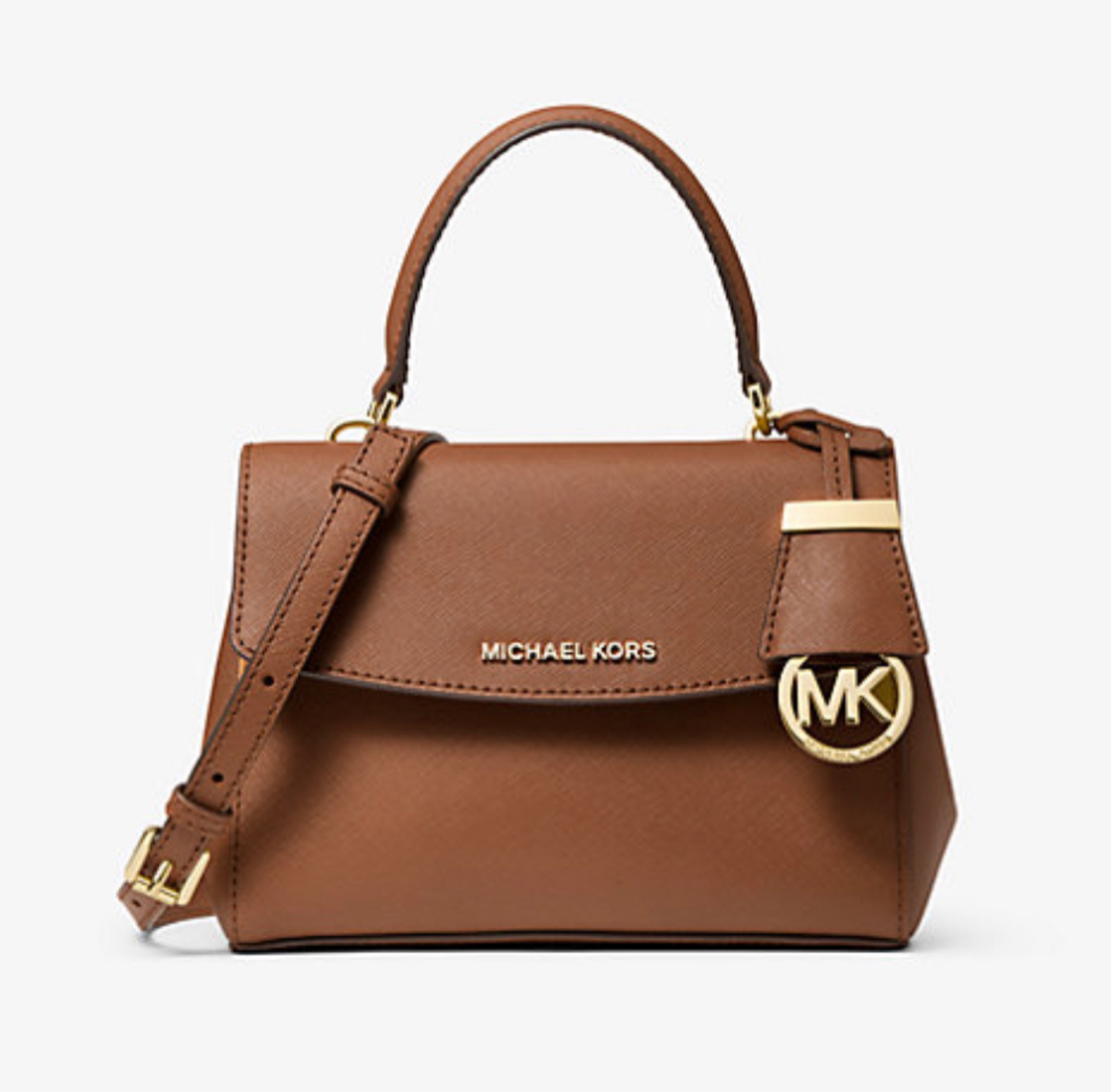 MICHAEL by Michael Kors Ava Small Colorblock Saffiano Leather Satchel Bag