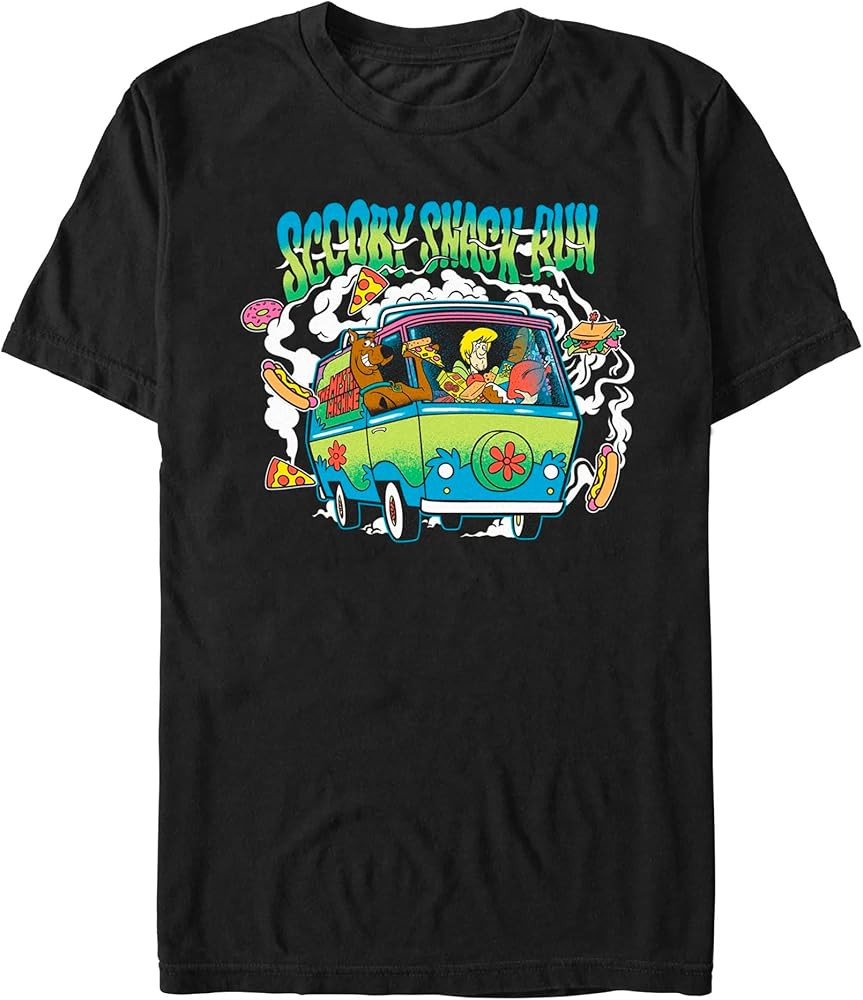 Men's Scooby Doo Snacks On The Run T-Shirt | Amazon (US)