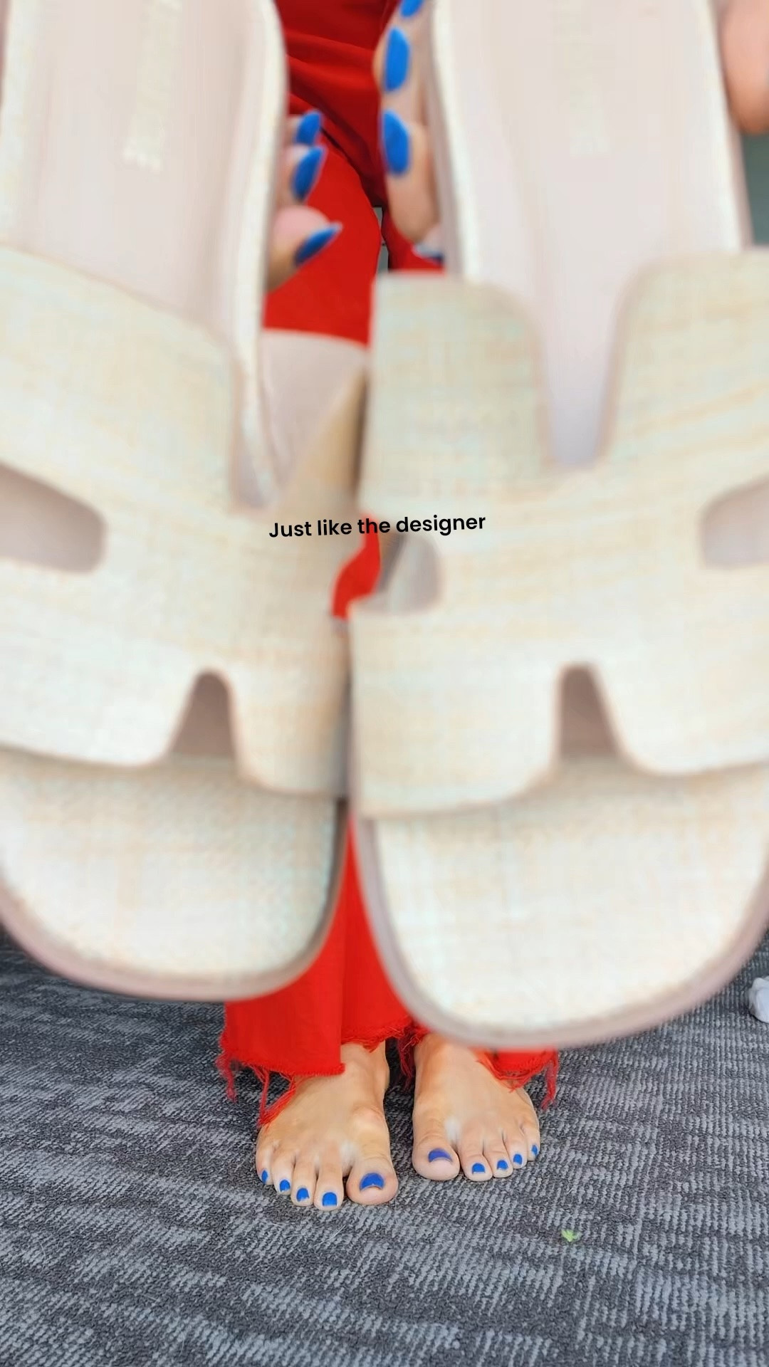 Rafia sandals flat feet. Size 6 fits me and I’m a true size 5.5 - look for less slides

#LTKootd #LTKPetite